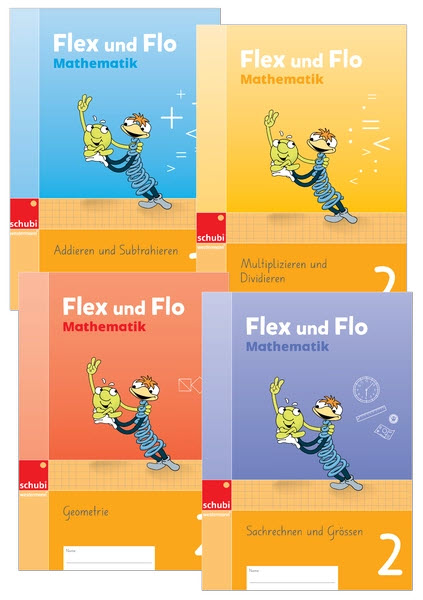 Flex und Flo Mathematik 2 Lernpaket Themenhefte 1-4