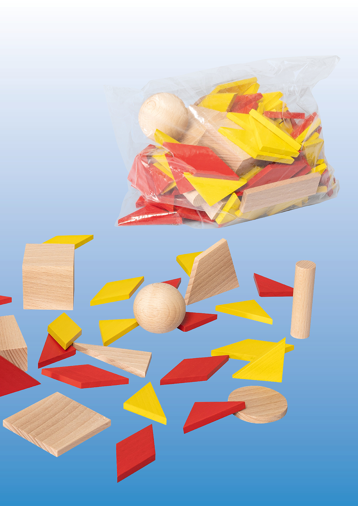 Schweizer Zahlenbuch Kindergarten - Materialset Körper & Figuren (o. Holzwürfel)