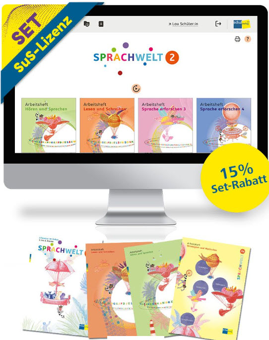 Bundle: Sprachwelt 2 für SuS (Print inkl. Nutzungslizenz)