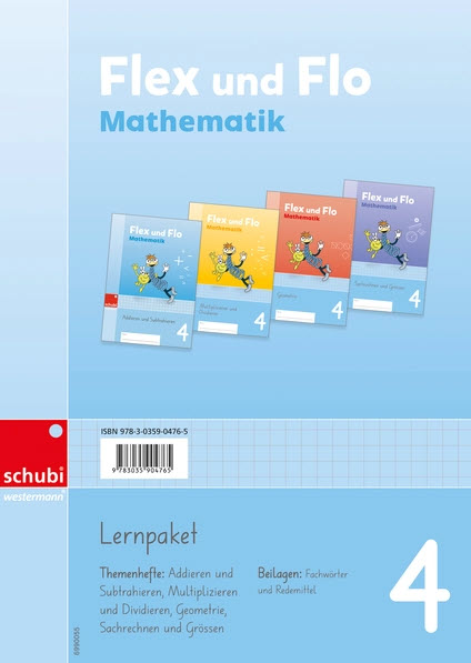 Flex und Flo Mathematik 4 Lernpaket Themenhefte 1-4