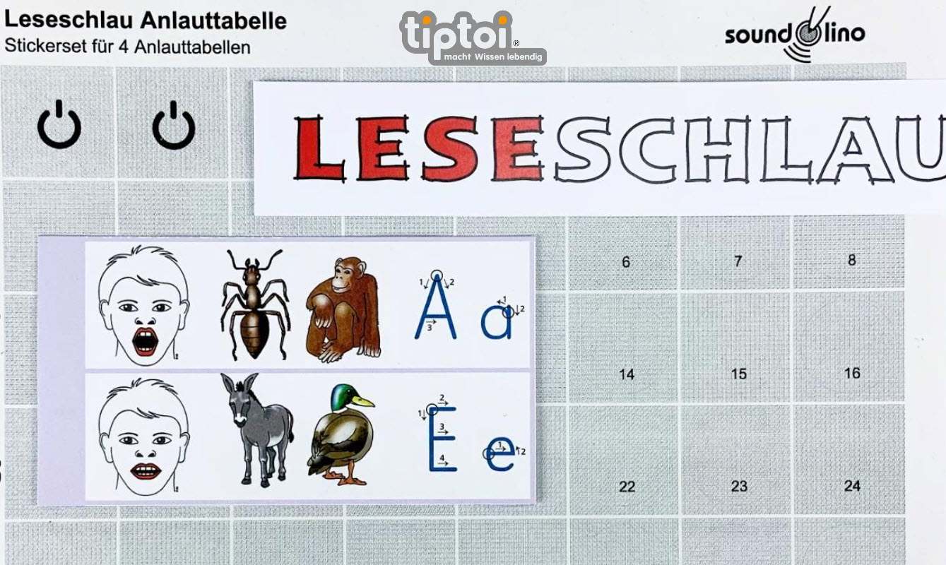 soundolino Hörsticker für Leseschlau Anlauttabelle (tiptoi®)