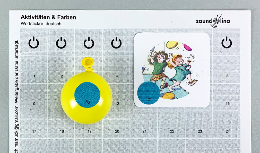 soundolino Stickerbogen zu Set 4 Aktivitäten & Farben