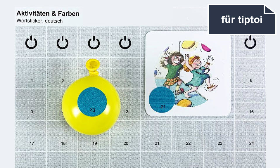 soundolino Stickerbogen zu Set 4 Aktivitäten & Farben (tiptoi®)