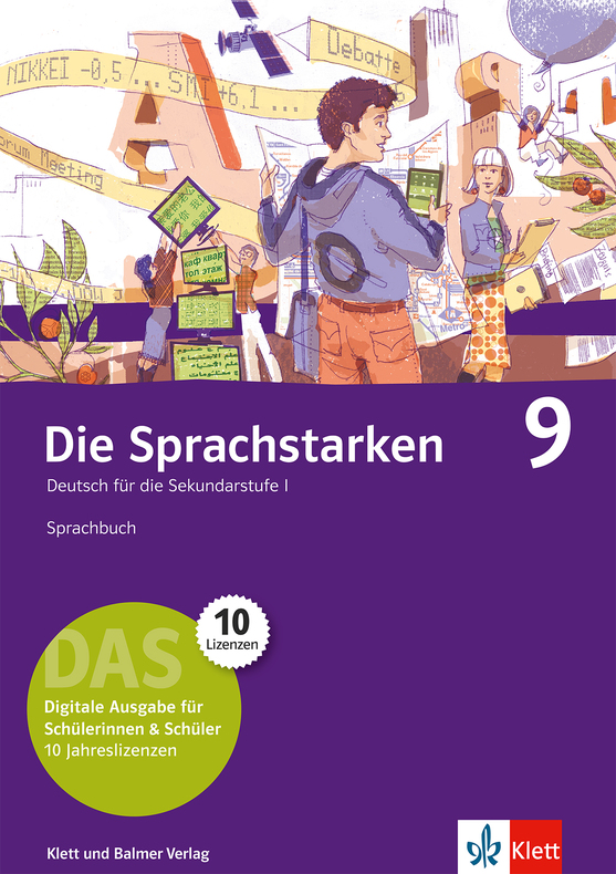 Die Sprachstarken 9 Digitale Ausgabe für SuS 10er-Set