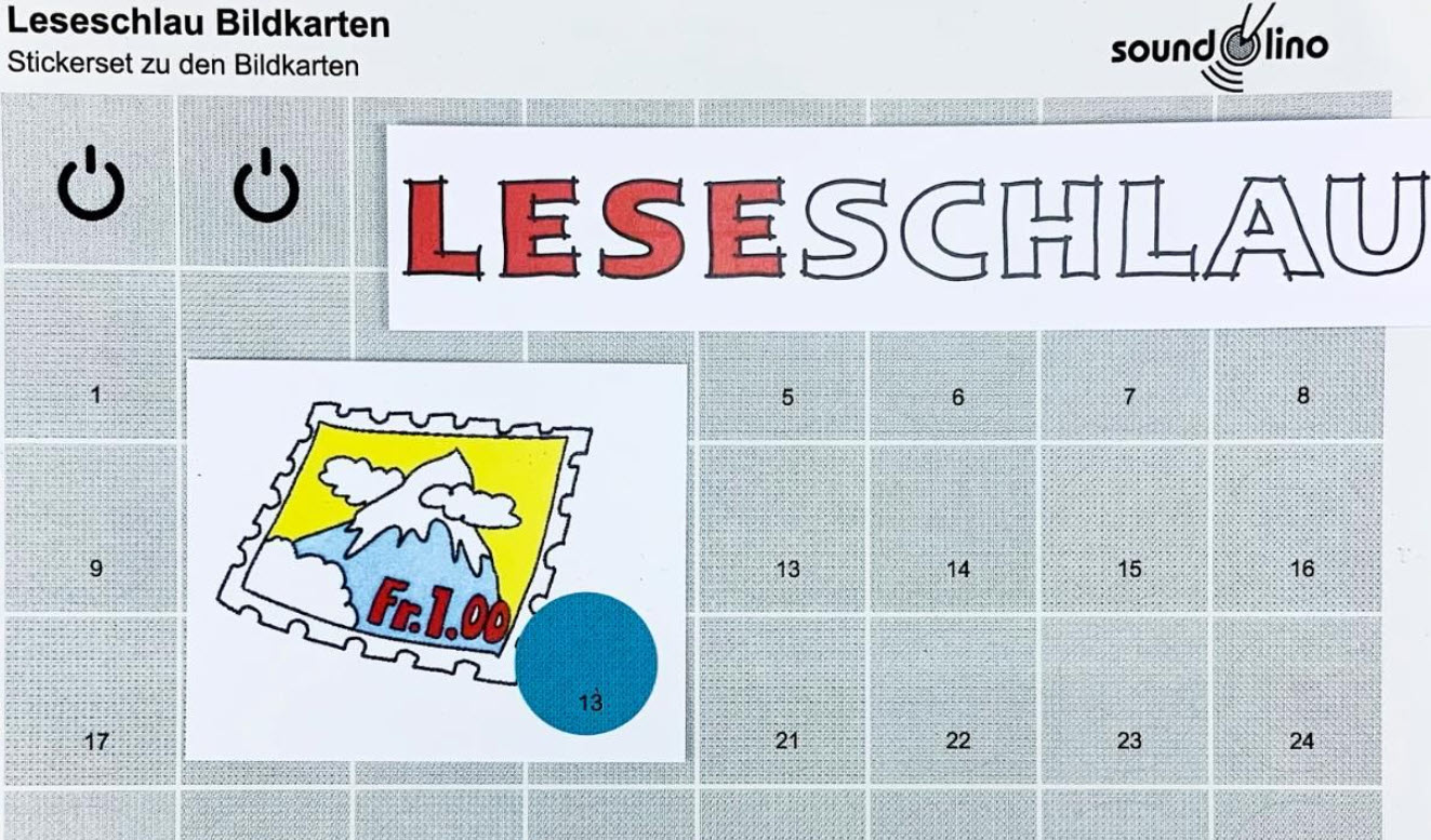 Leseschlau Bildkarten Hörsticker für Hörstifte BOOKii