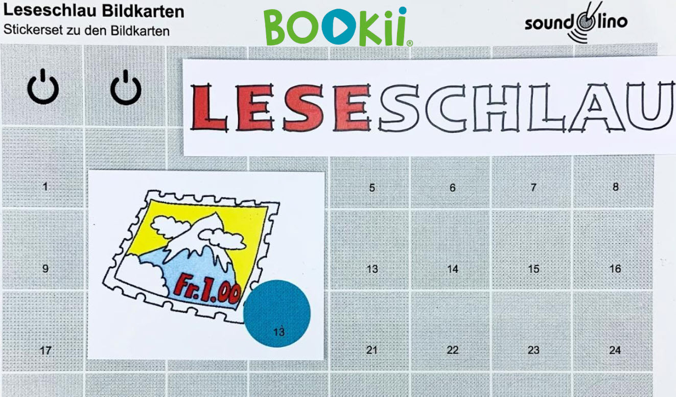 soundolino Hörsticker für Leseschlau Bildkarten (BOOKii®)