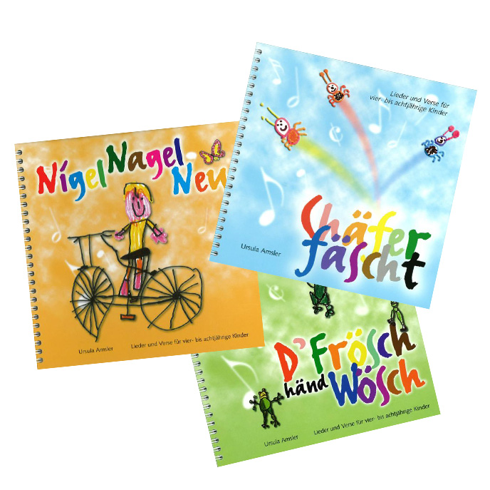 Chäferfäscht, D'Frösch & Nigel, Nagel Bundle - 3 Liederbücher