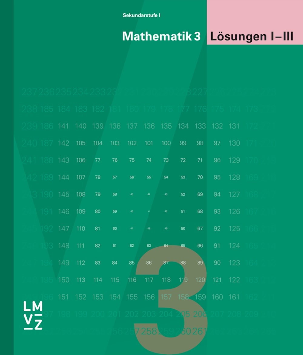 Mathematik 3 Lösungen I-III