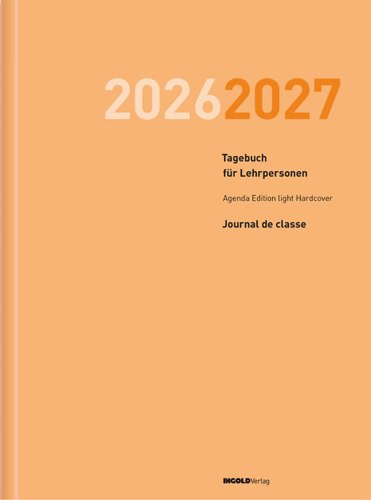 Agenda light Hardcover 2026/2027 Tagebuch für Lehrpersonen
