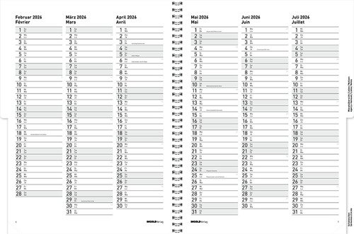 Agenda SpiralFlex light 2026/2027 Tagebuch für Lehrpersonen