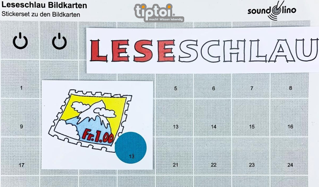 soundolino Hörsticker für Leseschlau Bildkarten (tiptoi®)