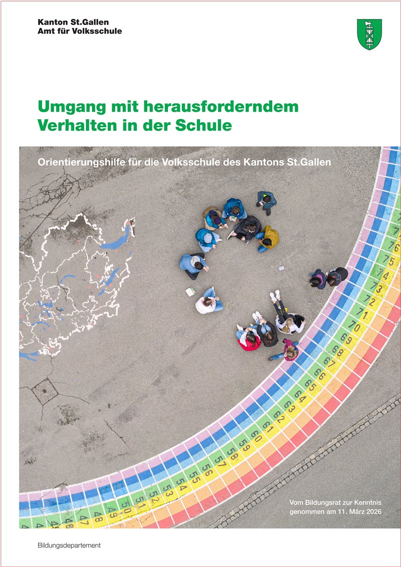 AVS-Broschüre «Umgang mit herausforderndem Verhalten in der Schule»
