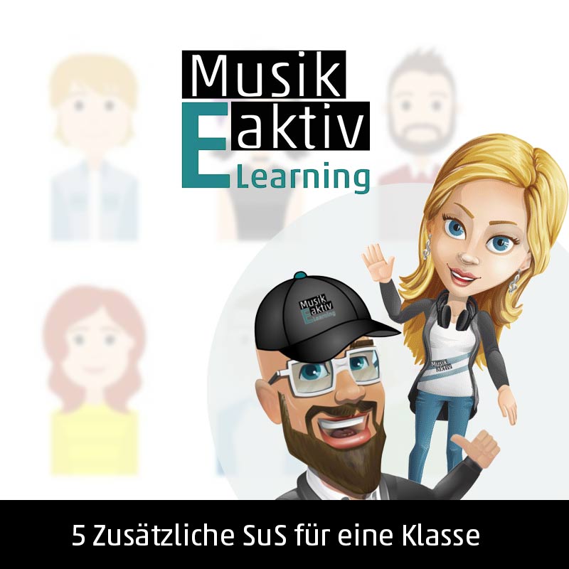 Musik aktiv E-Learning -5 zusätzliche SuS-Abos