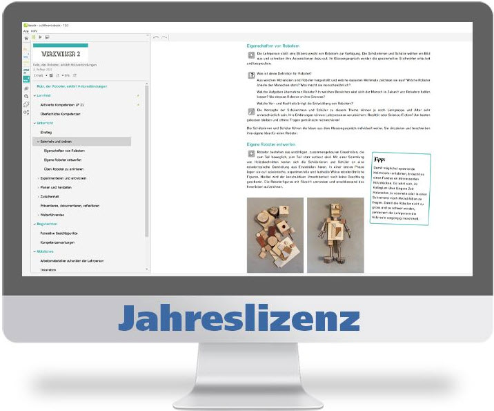 Werkweiser 2 Jahreslizenz für Lehrpersonen (digital)
