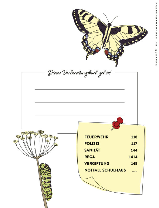 Vorbereitungsbuch Klebebindung Schuljahr 2026/2027