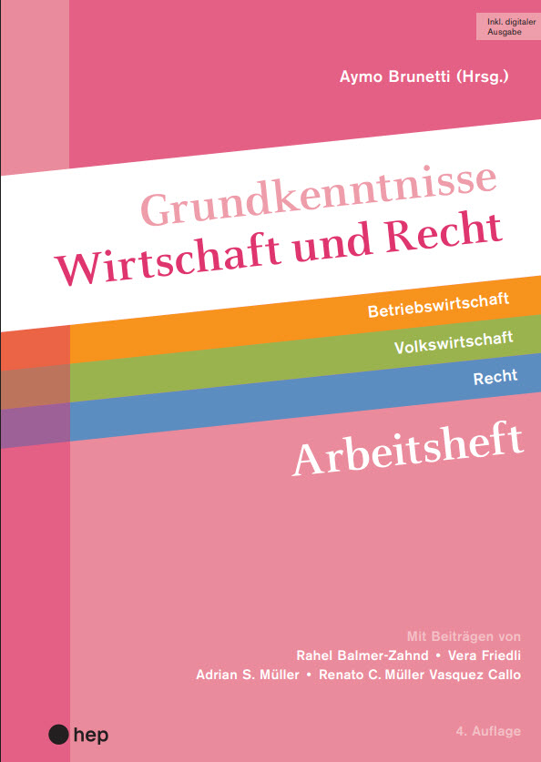 Grundkenntnisse Wirtschaft & Recht Arbeitsheft (Print inkl. dig. Ausgabe)