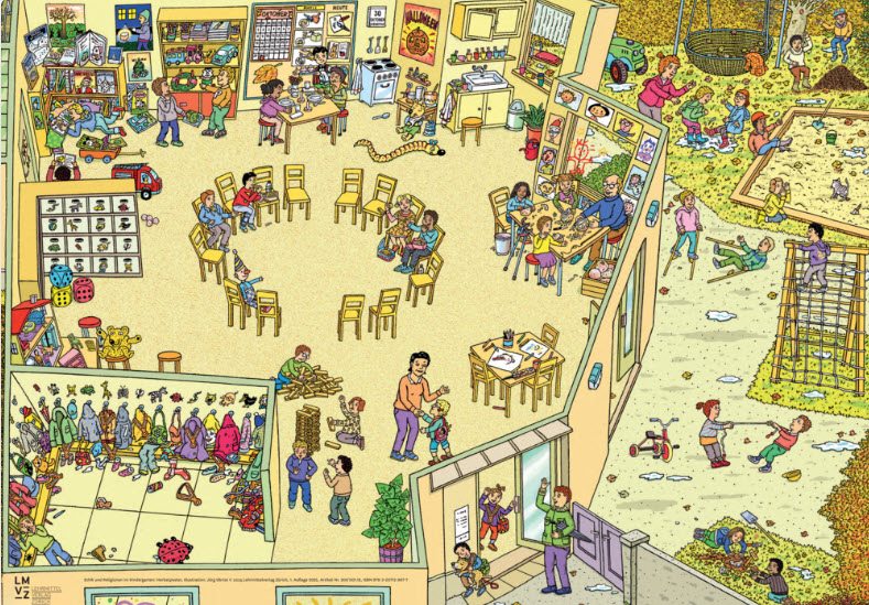 Ethik und Religion im Kindergarten Herbstposter A2