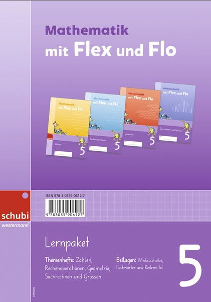 Flex und Flo Mathematik 5 Lernpaket Themenhefte 1-4