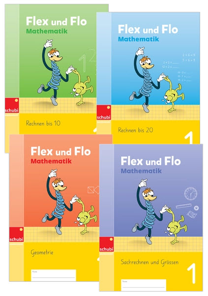Flex und Flo Mathematik 1 Lernpaket Themenhefte 1-4