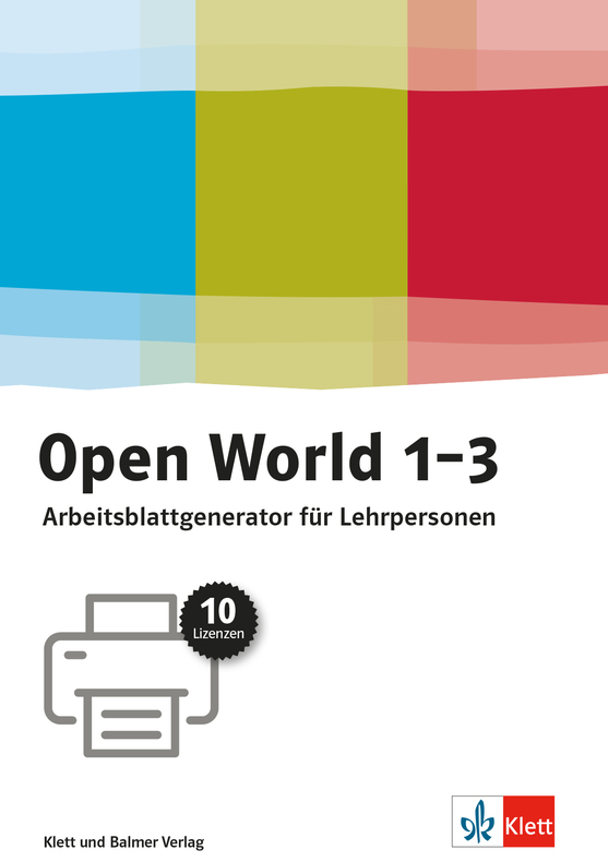 Open World 1-3 Arbeitsblattgenerator für LP (10x Jahreslizenzen)