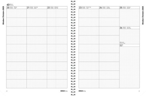 Agenda SpiralFlex Flower 2026/2027 Tagebuch für Lehrpersonen