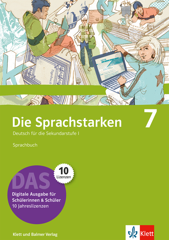 Die Sprachstarken 7 Digitale Ausgabe für SuS 10er-Set