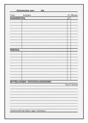 UWS-Aufgabenheft A5 - 42 Wochen (10 x)