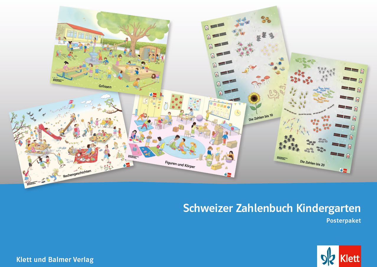 Schweizer Zahlenbuch Kindergarten Posterpaket