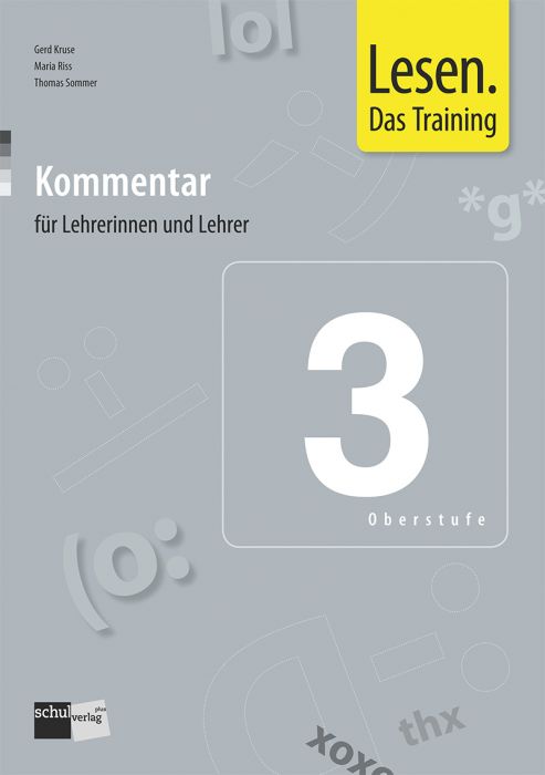 Lesen. Das Training 3 Kommentar inkl. 1 Audio-CD + Lizenz