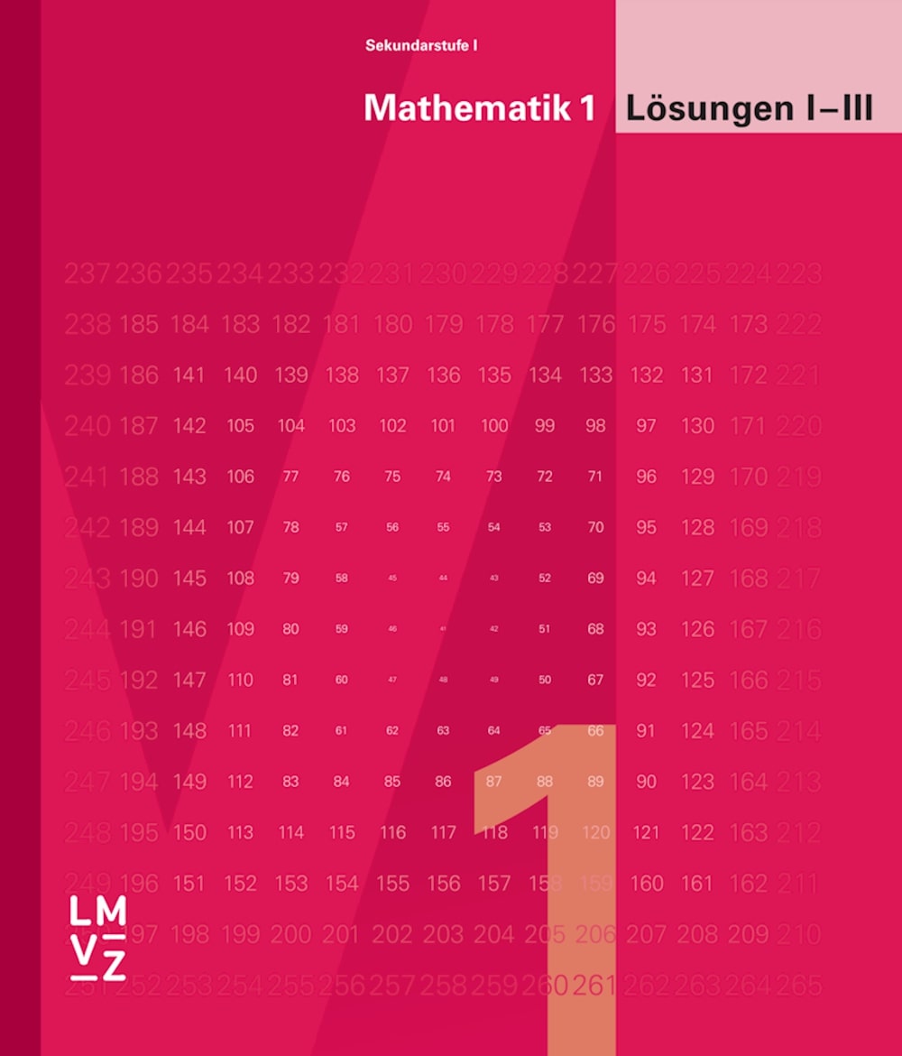 Mathematik 1 Lösungen I-III