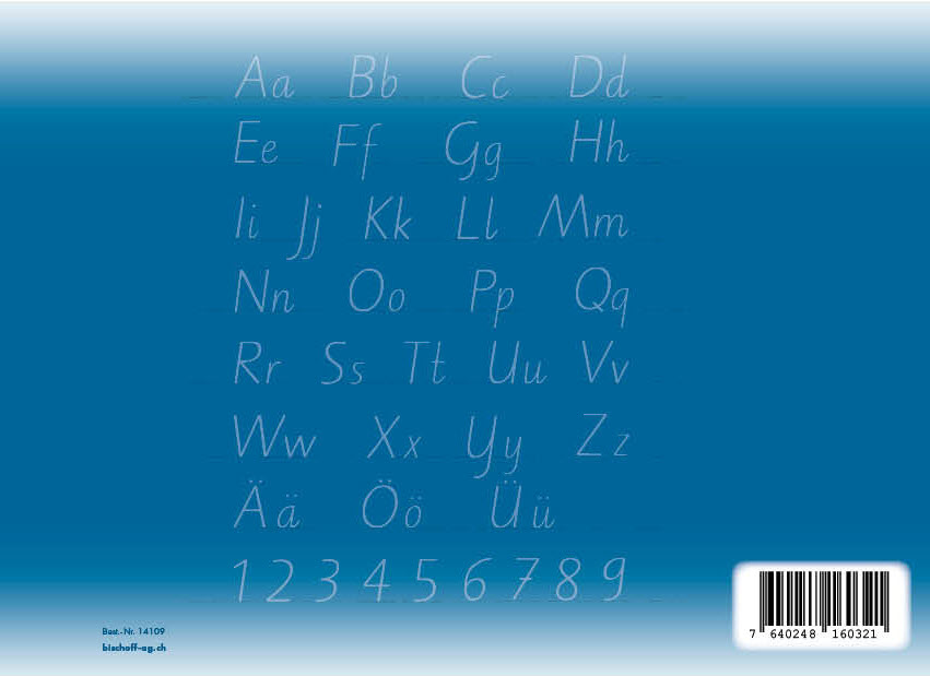 Basisschrift Heft A5 quer liniert 6 mm (10 Stk.)