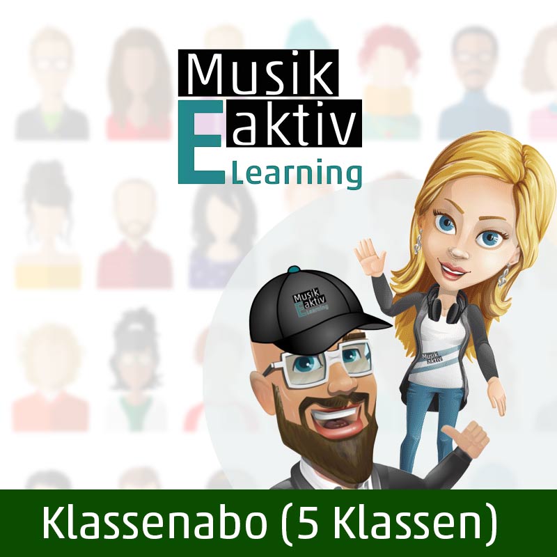 Musik aktiv E-Learning - 5 Klassenabos