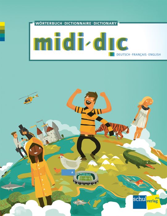 Midi-dic Wörterbuch Deutsch-Französisch-Englisch