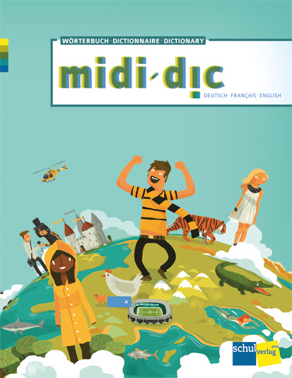 midi-dic Wörterbuch Deutsch-Französisch-Englisch