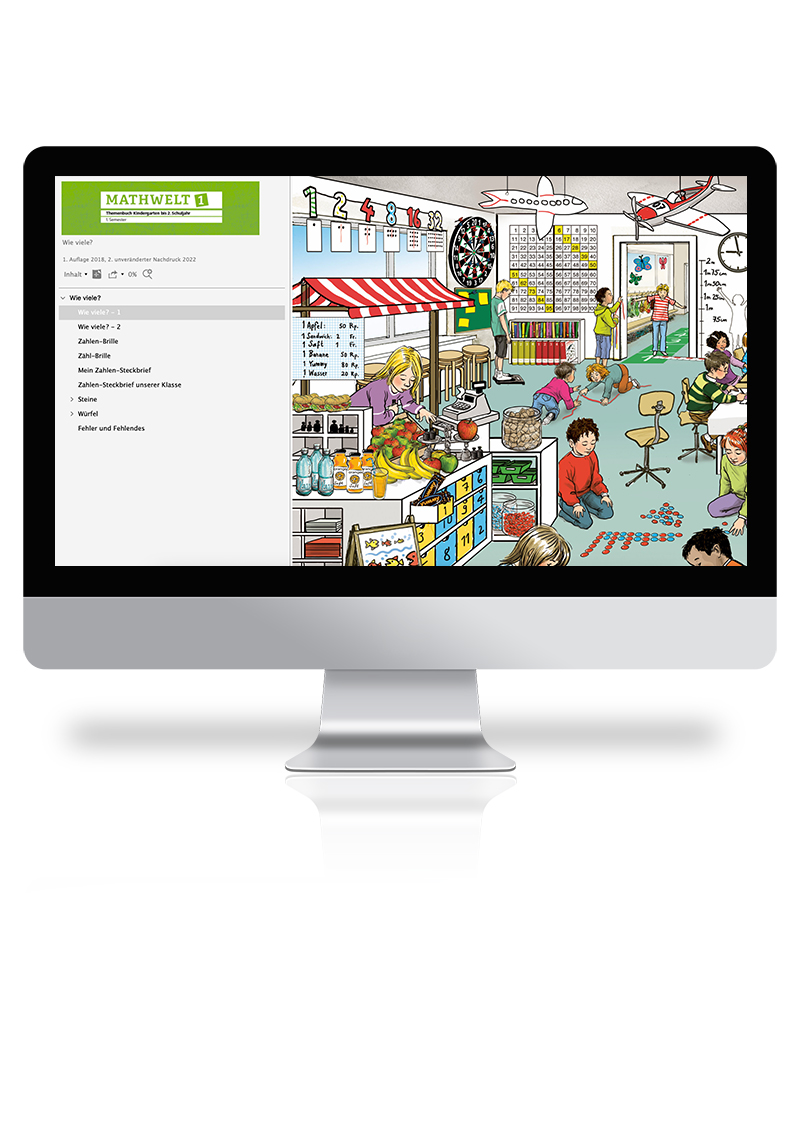 Mathwelt 1 Themenbücher für Lehrpersonen (digital)