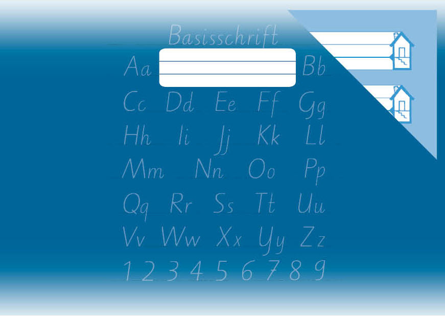 Basisschrift Heft A5 quer liniert 6 mm (10 Stk.)