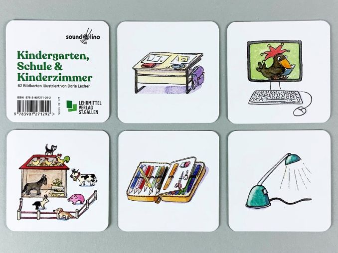 soundolino Bildkarten-Set 1 Kindergarten, Schule & Kinderzimmer | A187050